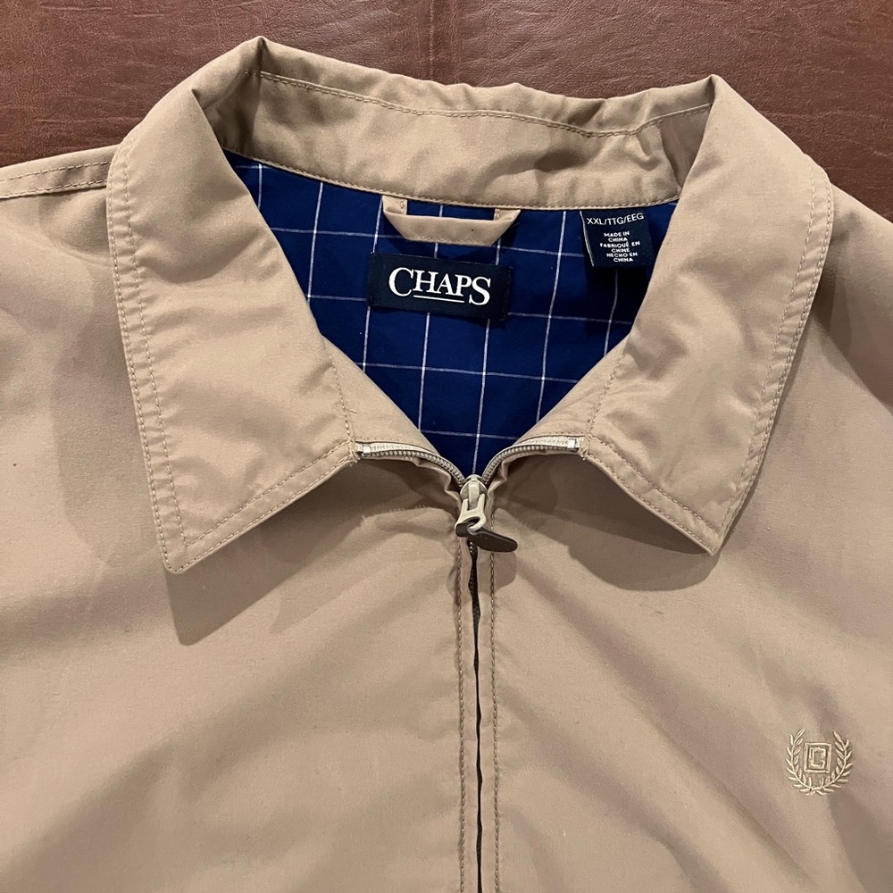 Chaps Harrington Golf Performance Jacket - Beige … - image 3